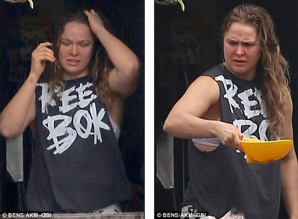 Ronda Rousey is pictured for the first time following her UFC 207 defeat