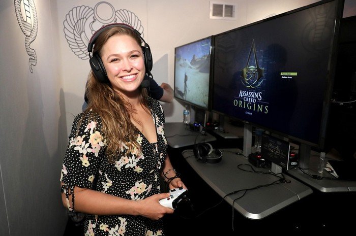 Ronda Rousey is addicted to video games